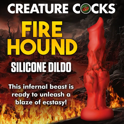 Creature Cocks – Fire Hound 6.75” Silicone Dildo