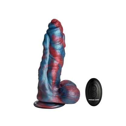 Creature Cocks - Hydra Vibrating 8-inch Silicone Dildo with Remote
