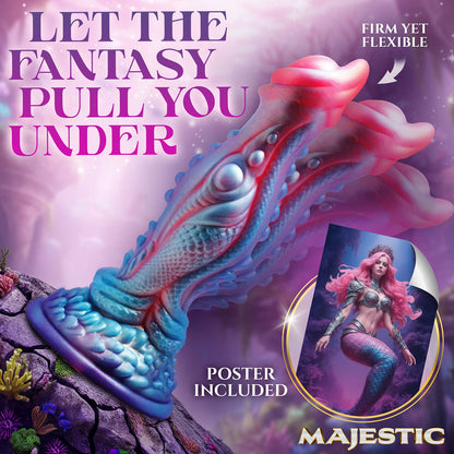 Creature Cocks - Majestic Delphine Mermaid 8-inch Silicone Dildo