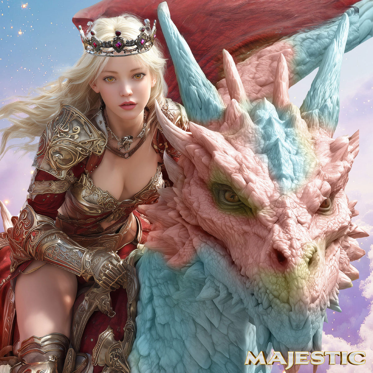 Creature Cocks - Majestic Seraphina Dragon 8.9-inch Silicone Dildo