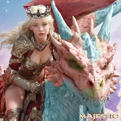 Creature Cocks - Majestic Seraphina Dragon 8.9-inch Silicone Dildo