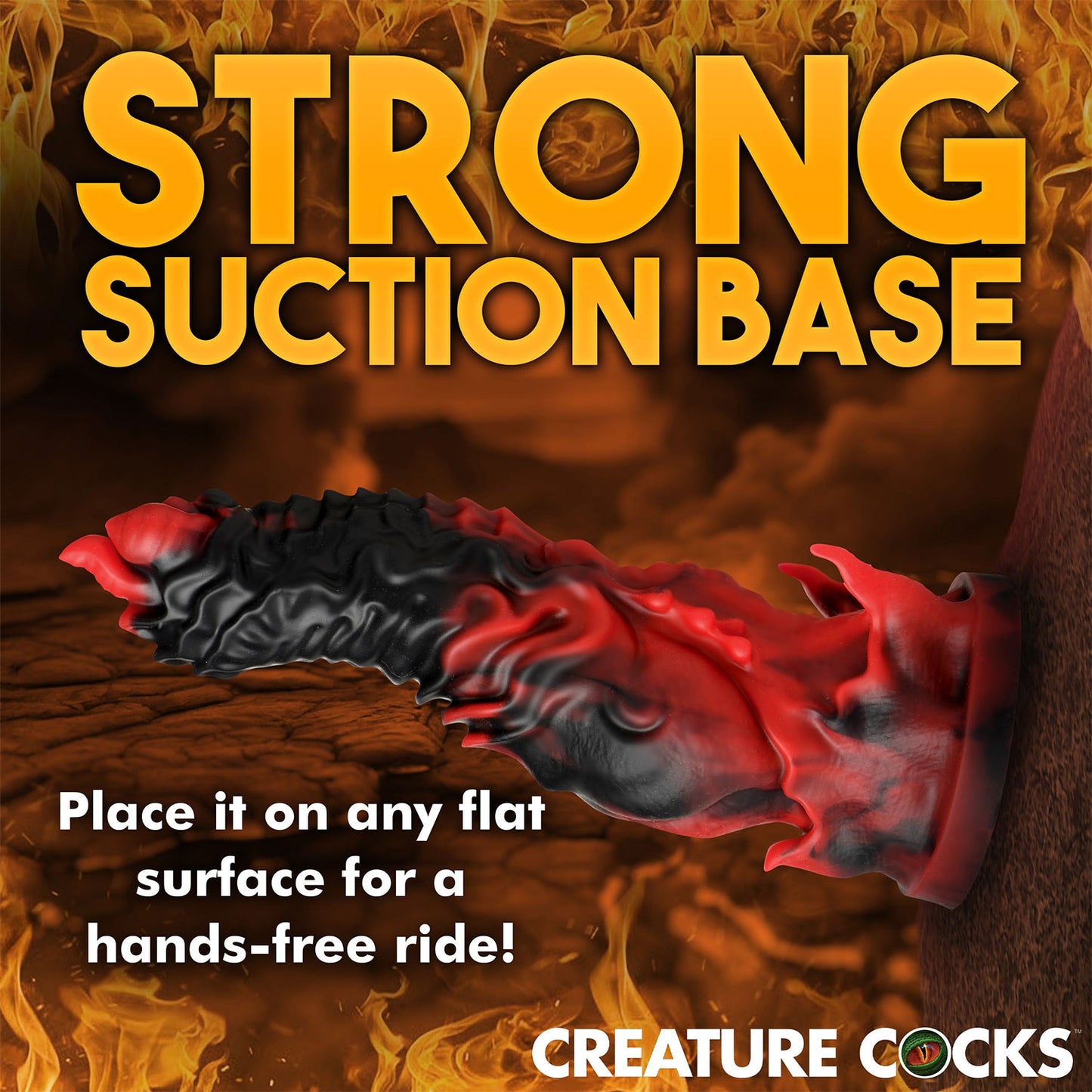 Creature Cocks - Mephisto 7.3 inches Silicone Suction Cup Dildo
