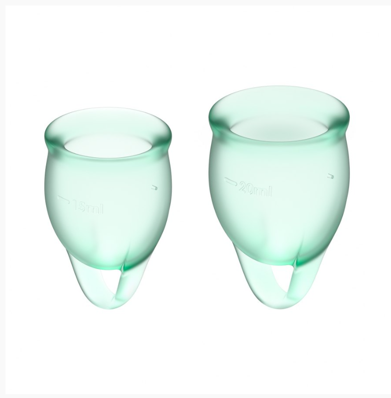 Satisfyer - Feel confident Menstrual Cup light green