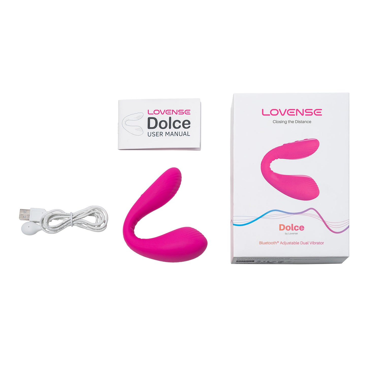 Lovense - Quake/Dolce App Controlled Posable Dual Stimulator