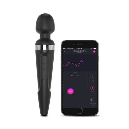 Lovense - Domi Wand 2 App Controlled Super Powerful Mini Wand and Attachment Bundle (Female)