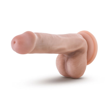 Dr. Skin - Plus Posable Shaft 6.5-inch Dildo With Balls Vanilla