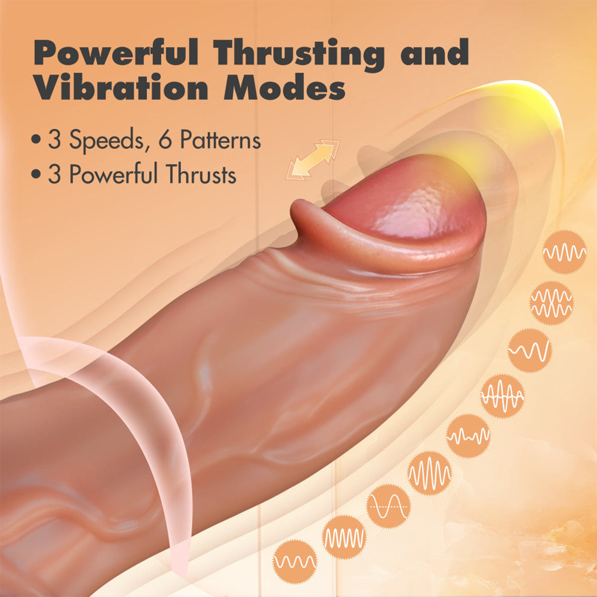 Dr. Skin - Dr. Brody 8.75-inch Thrusting Silicone Dildo with Remote