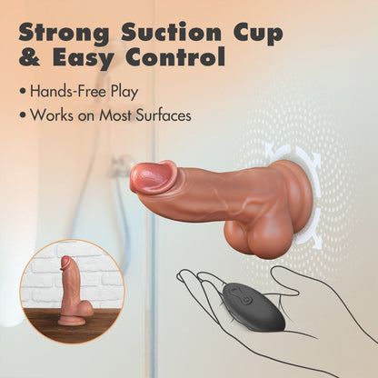 Dr. Skin - Dr. Brody 8.75-inch Thrusting Silicone Dildo with Remote