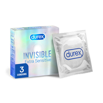 Durex - Invisible Extra Sensitive 3pcs Condoms