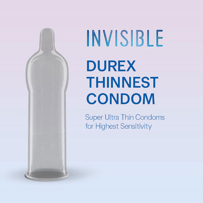 Durex - Invisible Extra Sensitive 3pcs Condoms