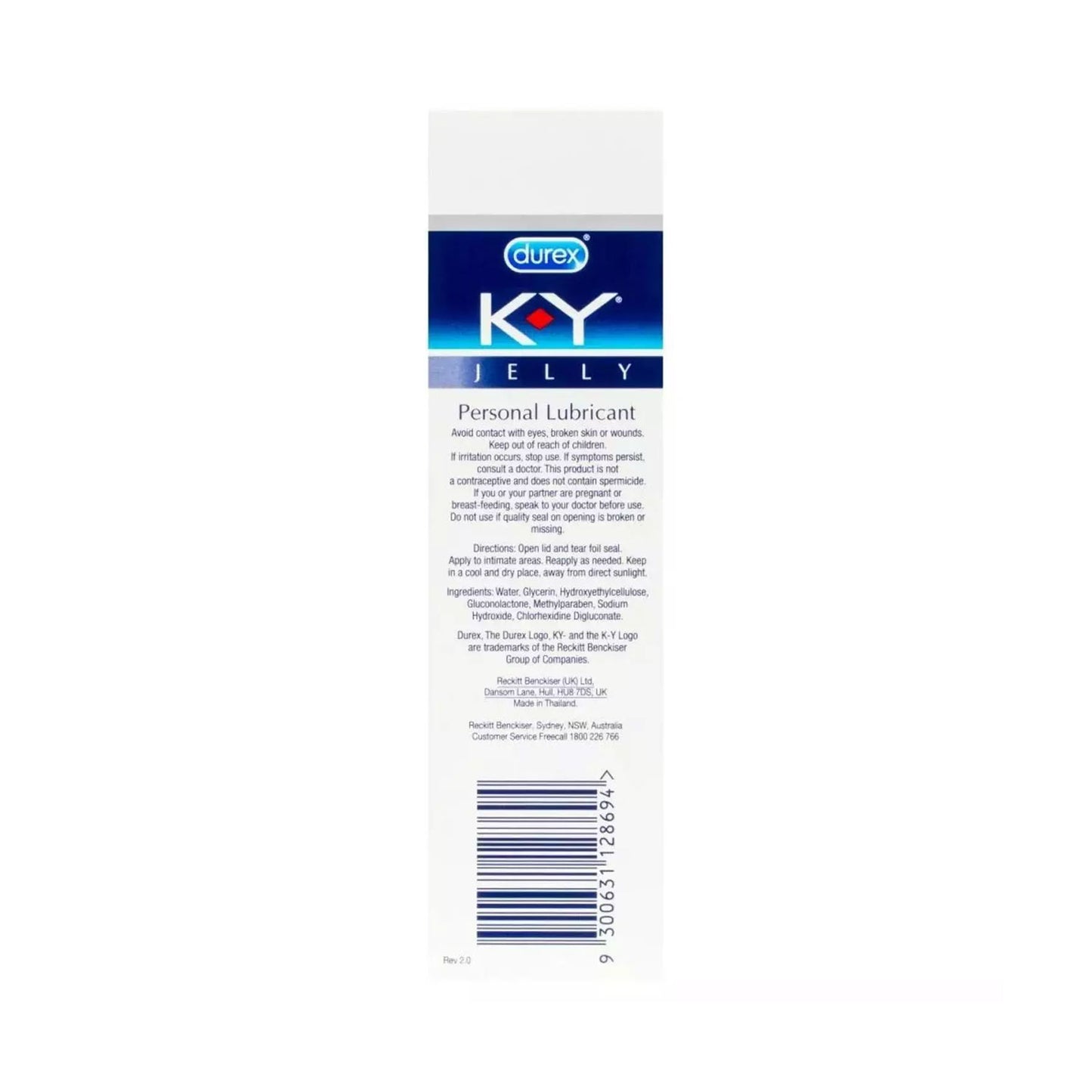 Durex - KY Jelly Water-based Personal Lubricant 100g