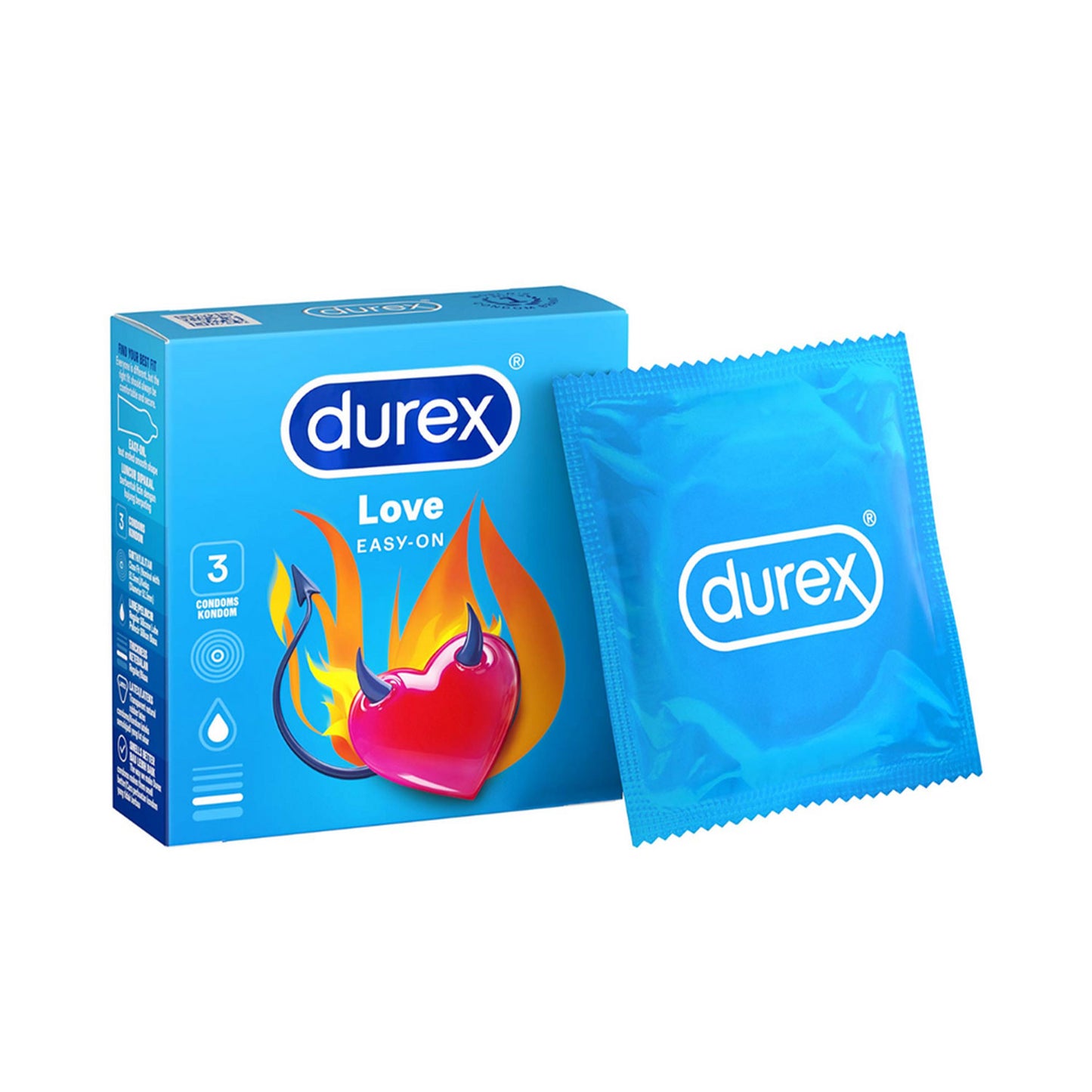 Durex - Love Easy On 3pcs Condoms