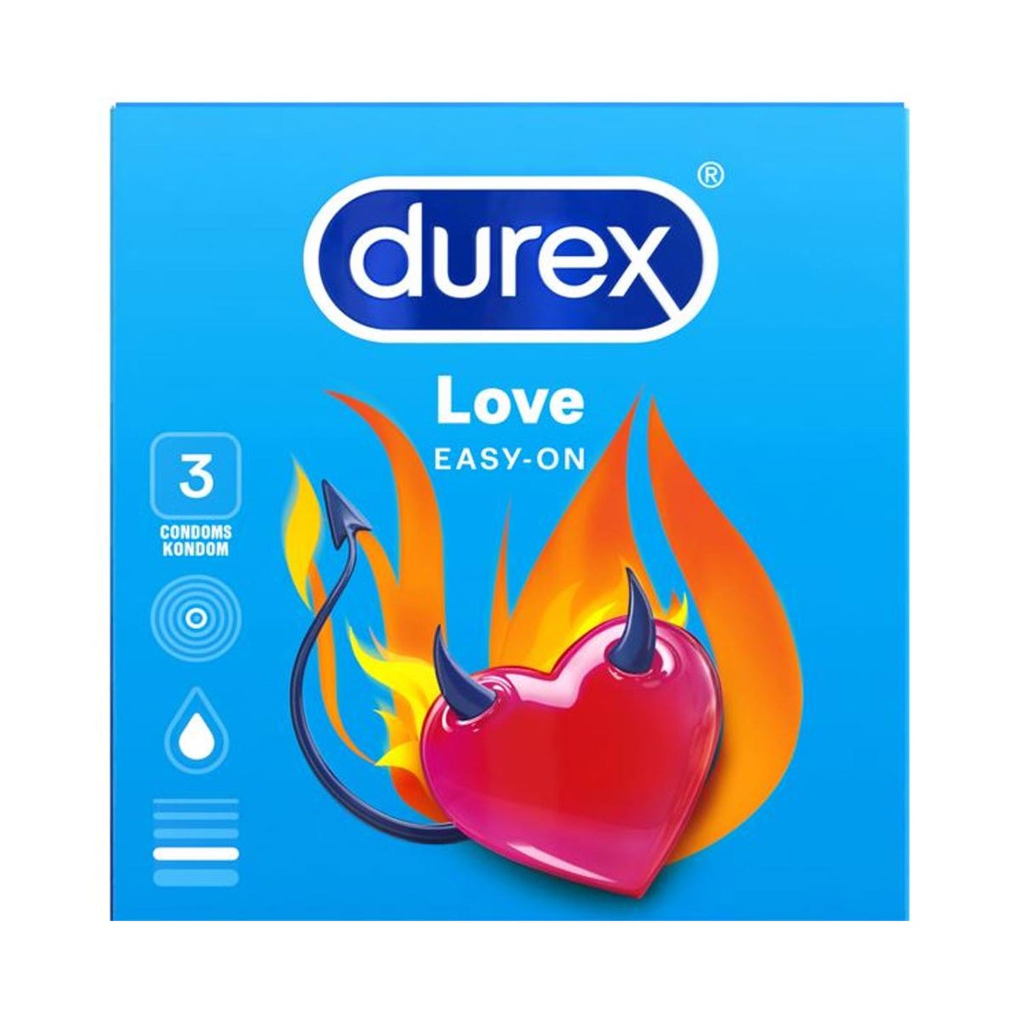 Durex - Love Easy On 3pcs Condoms