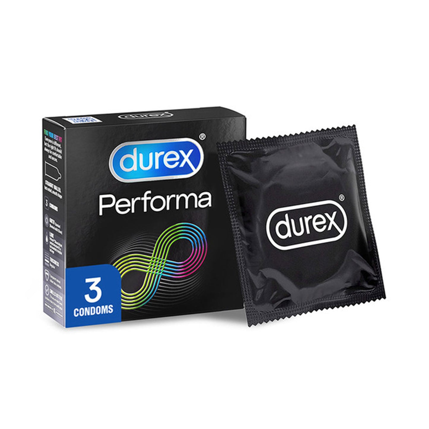 Durex - Performa for Longer Lasting Pleasure 3 pcs Condoms