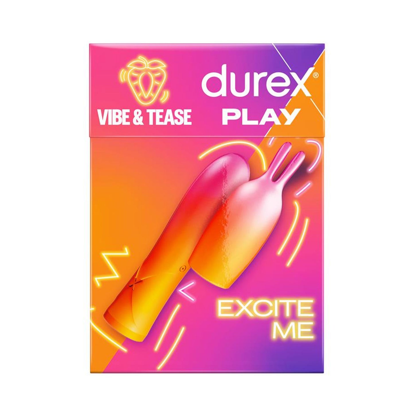 Durex - Play 2in1 Vibrator and Teaser Tip Clitoral and G-spot Stimulation