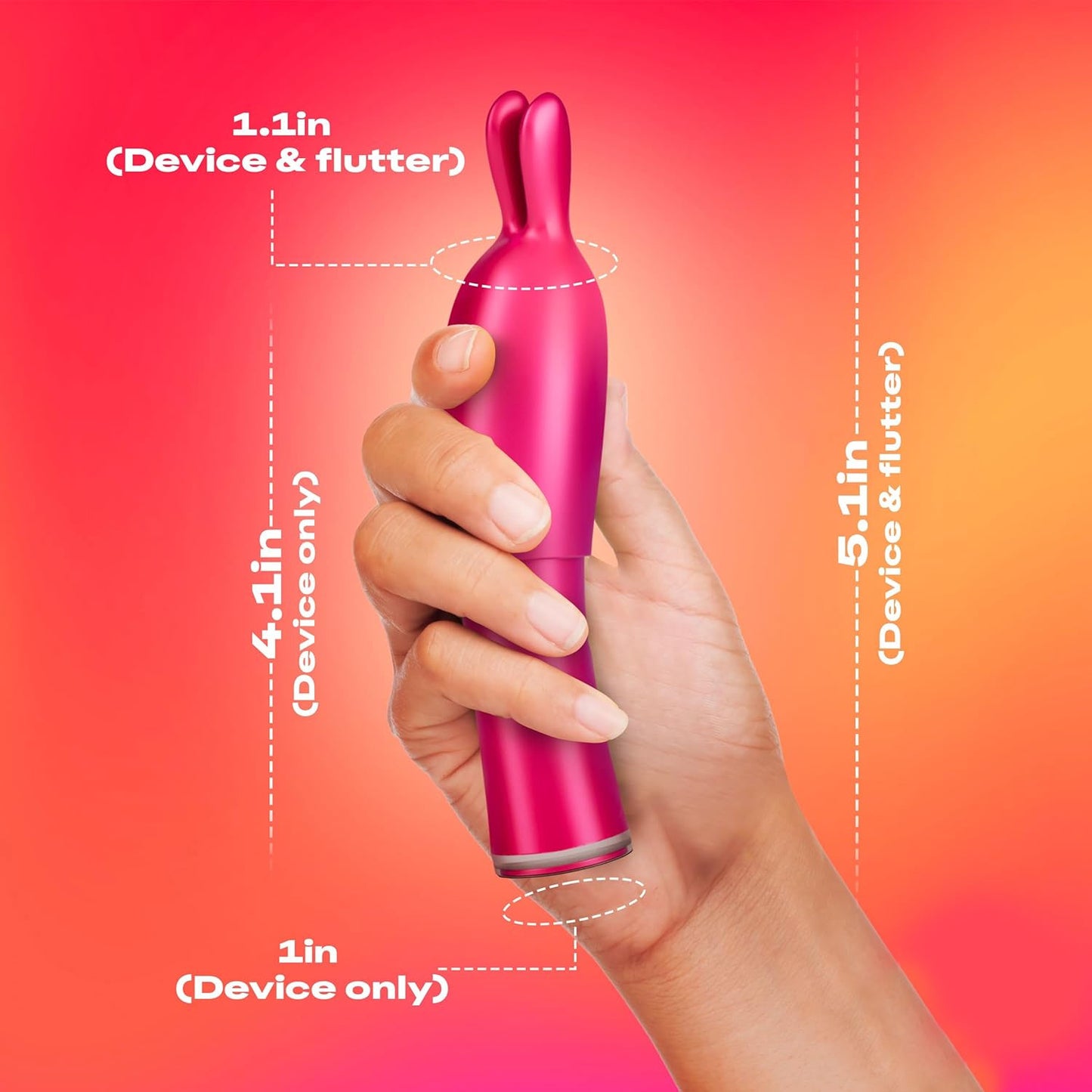 Durex - Play 2in1 Vibrator and Teaser Tip Clitoral and G-spot Stimulation