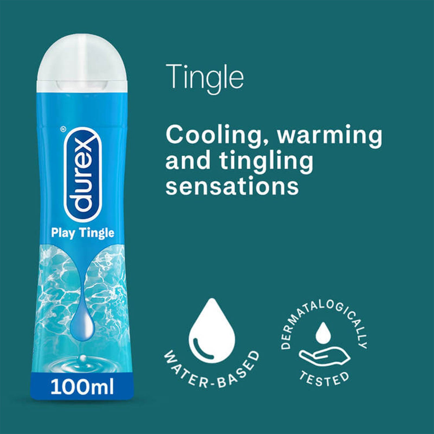 Durex Play Tingle Lubricant | Cooling Tingling Water-Based Durex Play Tingle Lubricant | Cooling Tingling Water-Based