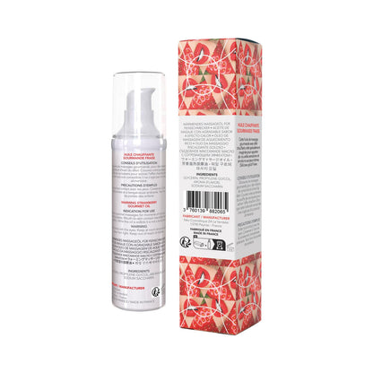 Exsens - Warming Intimate Massage Oil Strawberry 50ml