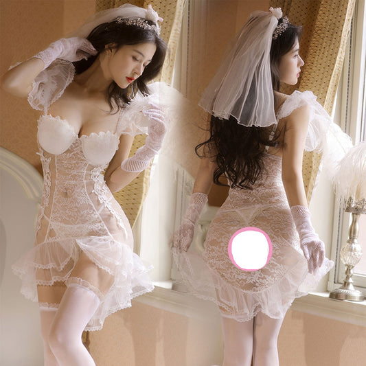 Fee Et Moi - Dreamy Bridal Lace Lingerie Set