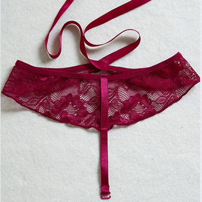 Fee Et Moi - Tease and Tempt Lace Corset Lingerie with Garter