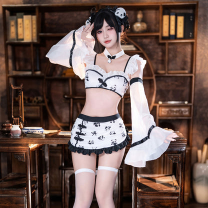 Fee Et Moi - Chinese Style Chef Two-Piece Lingerie Set