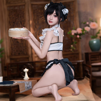 Fee Et Moi - Chinese Style Chef Two-Piece Lingerie Set