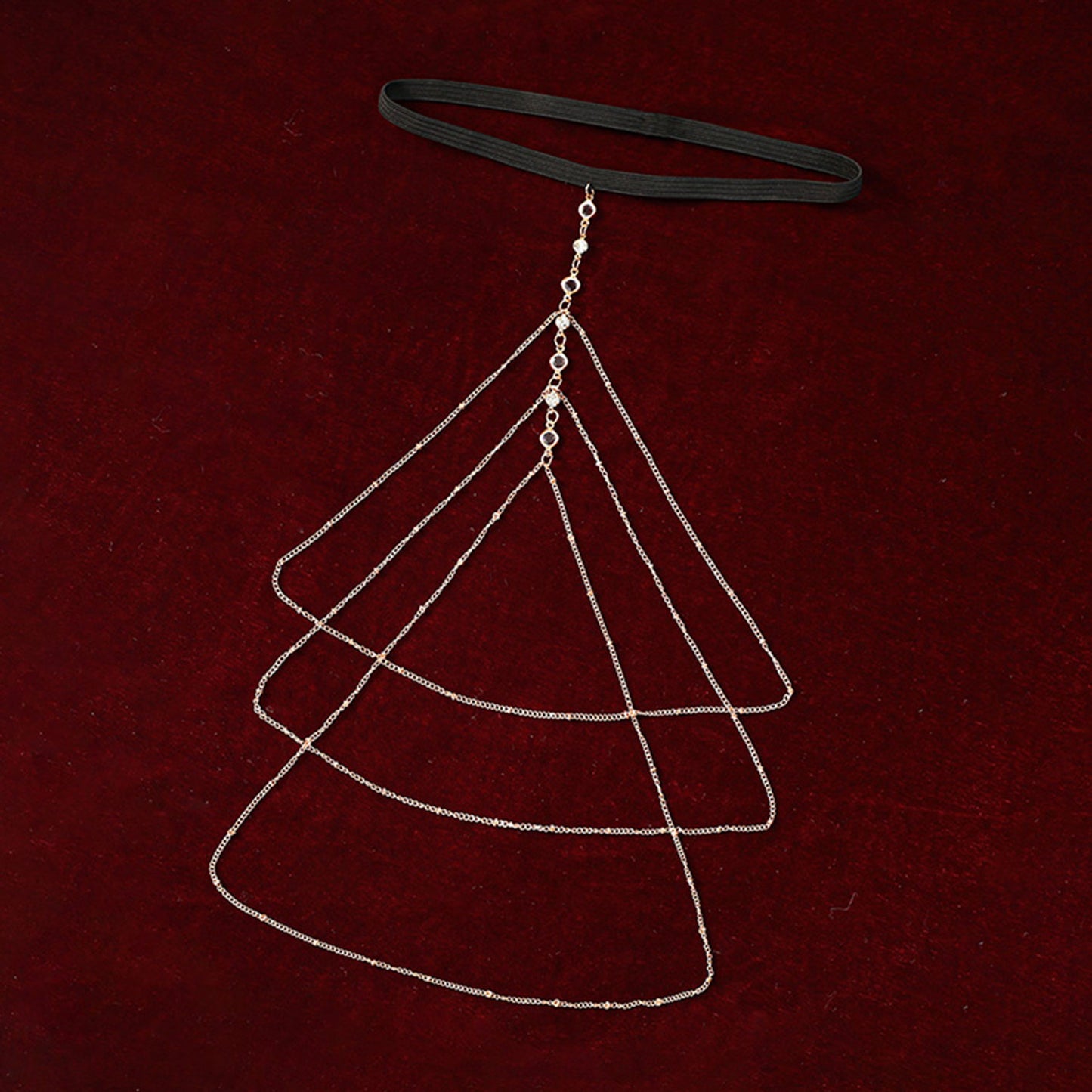 Fee Et Moi - Crystal Layer Thigh Chain