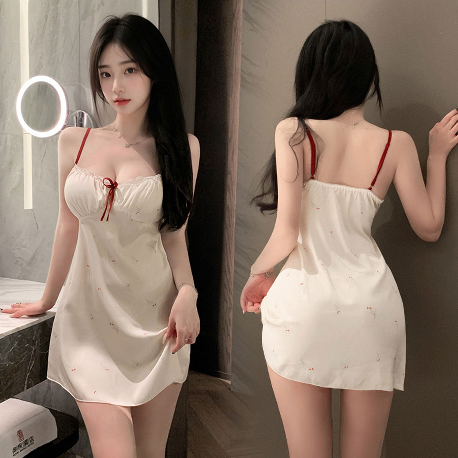 Fee Et Moi - Sweet Desire Floral Nightdress Padded