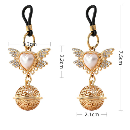 Mizzzee - Angel Pendant Nipple Clip Gold