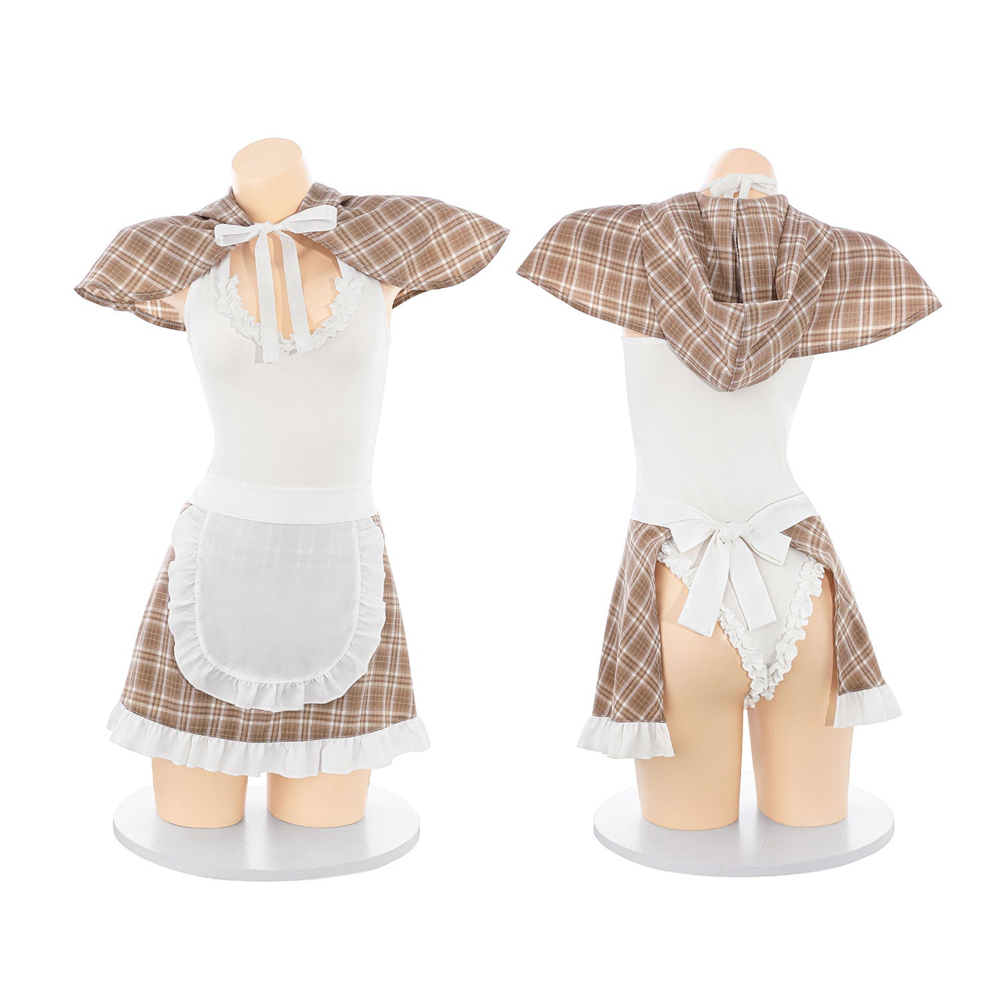 Fee Et Moi - Sexy Maid Open Crotch Costume Set One Size