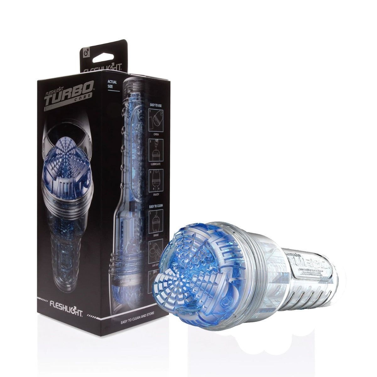 Fleshlight - Turbo Core Male Masturbator Blue Ice