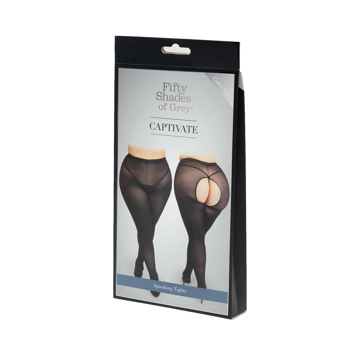 Fifty Shades of Grey - Captivate Plus Size Black Spanking Tights Queen