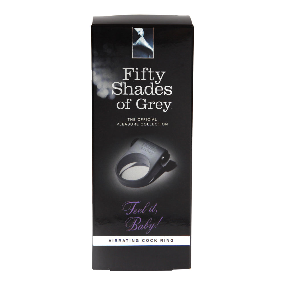 Fifty Shades of Grey Feel It Baby Vibrating Cock Ring - Pink Lifestyle Fifty Shades of Grey Feel It Baby Vibrating Cock Ring - Pink Lifestyle