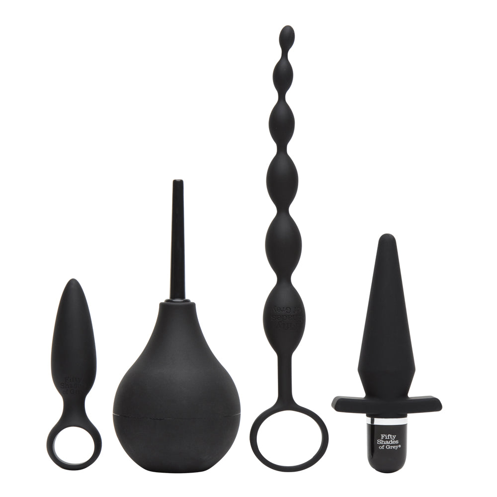 Fifty Shades Of Grey - Pleasure Overload Starter Anal Kit (4 Piece Kit)