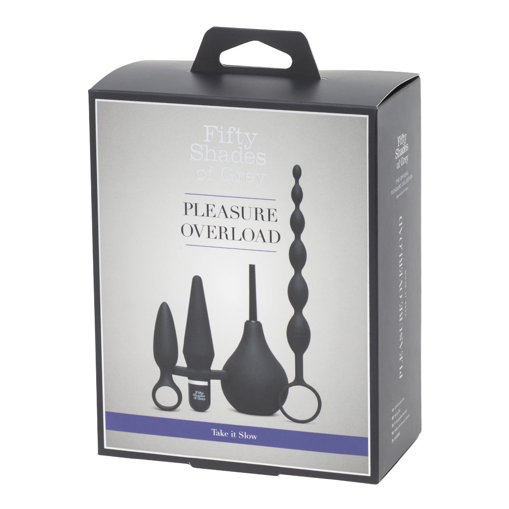 Fifty Shades Of Grey - Pleasure Overload Starter Anal Kit (4 Piece Kit)