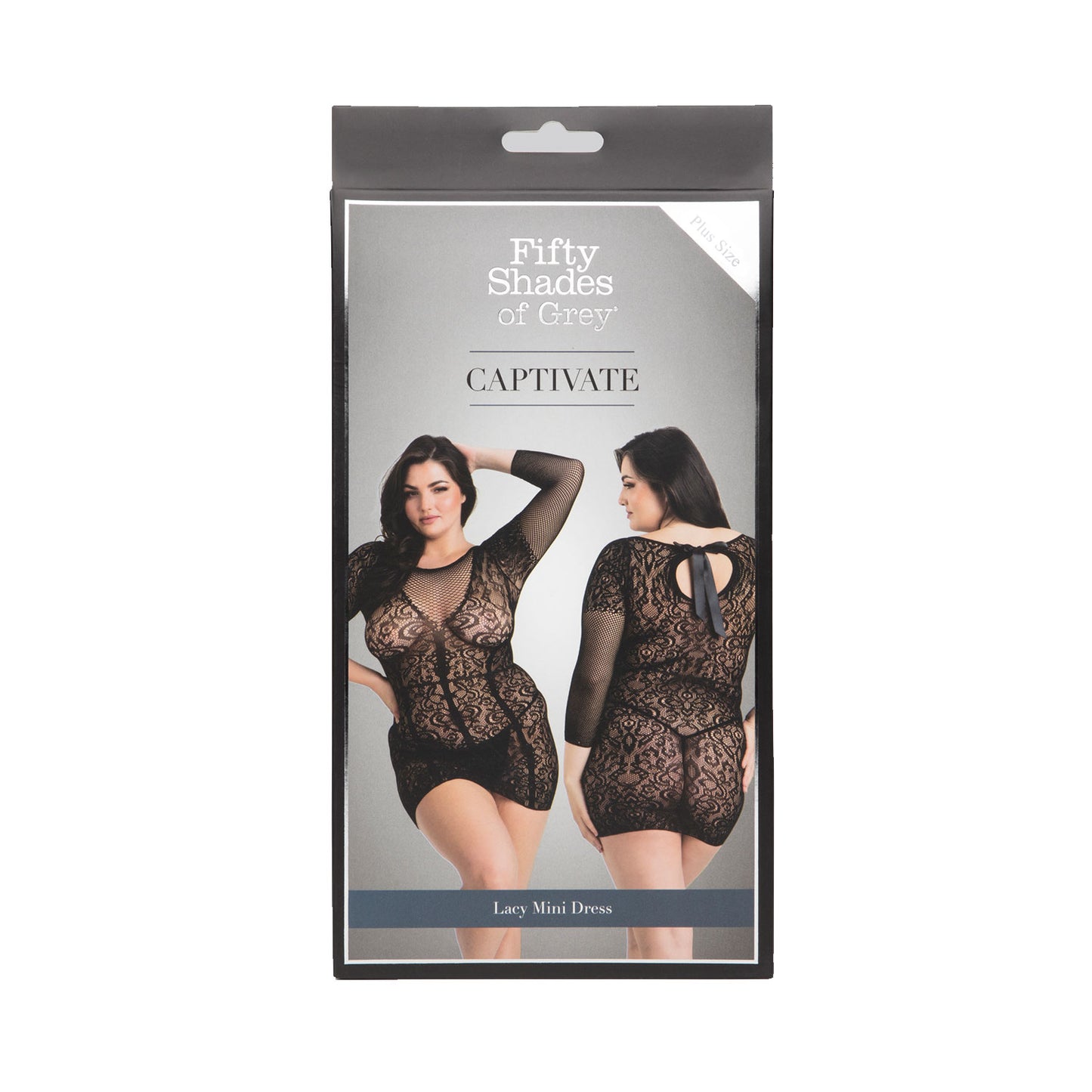 Fifty Shades of Grey - Captivate Plus Size Long Sleeve Mini Dress Queen