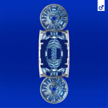 Fleshlight - Quickshot Turbo Blue Ice Compact Male Masturbator