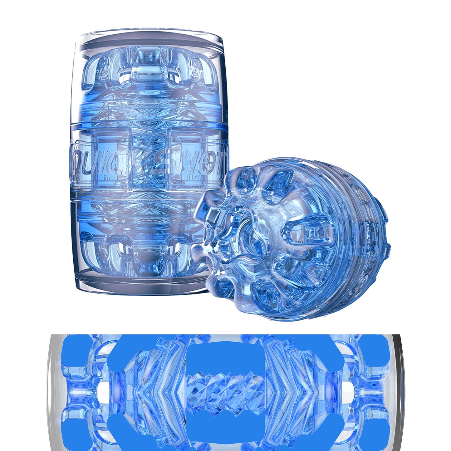 Fleshlight - Quickshot Turbo Blue Ice Compact Male Masturbator