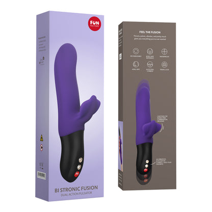 Fun Factory - Bi Stronic Fusion Rechargeable Thruster Dual Stimulator Purple