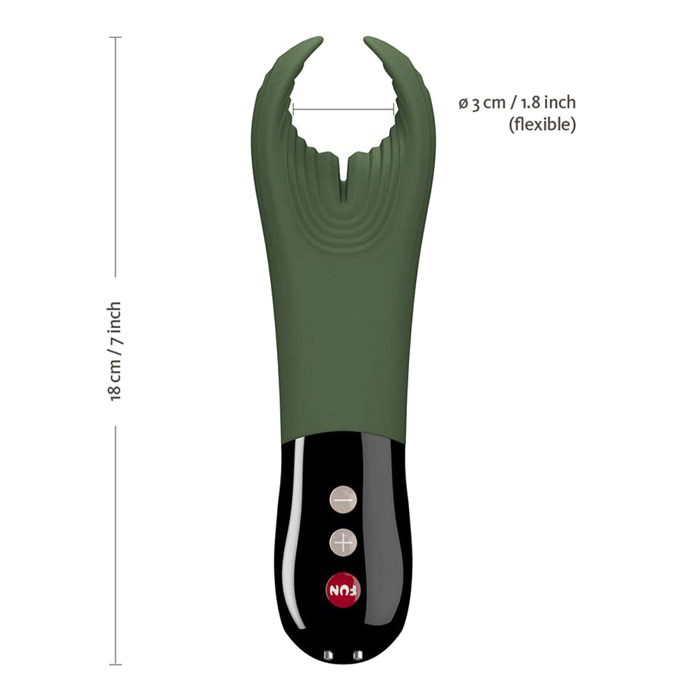 Fun Factory - Manta Rechargeable Vibrating Male Stroker Green