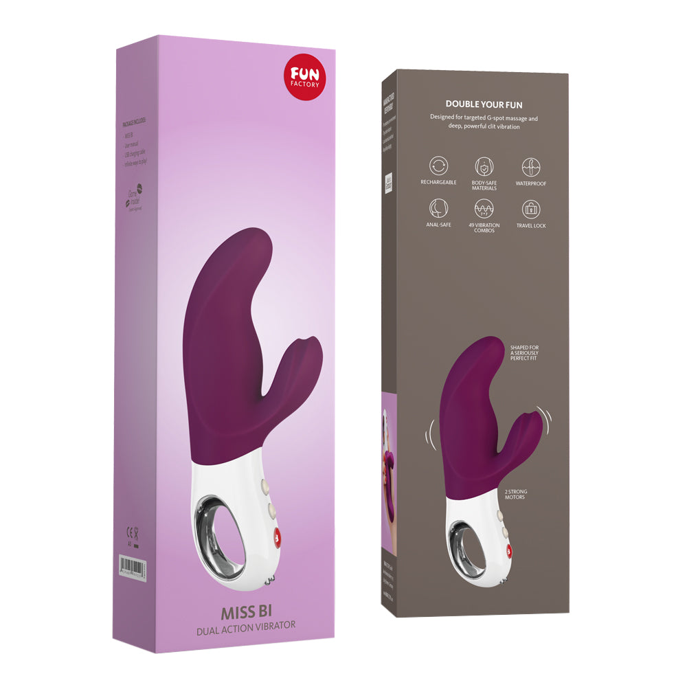 Fun Factory - Miss Bi Rechargeable Rabbit Vibrator Purple