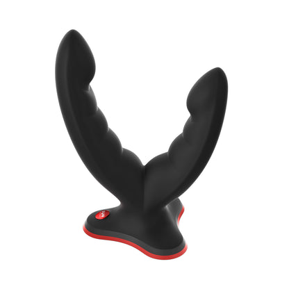 Fun Factory - Ryde Double Head Grinding 4.8-inch Silicone Dildo with Suction Cup Black