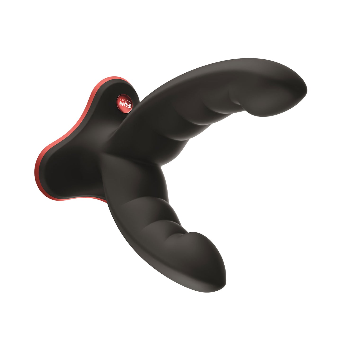 Fun Factory - Ryde Double Head Grinding 4.8-inch Silicone Dildo with Suction Cup Black