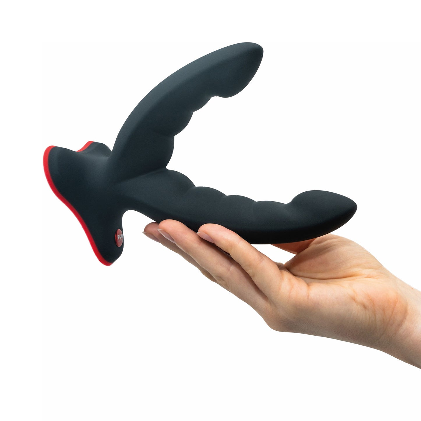 Fun Factory - Ryde Double Head Grinding 4.8-inch Silicone Dildo with Suction Cup Black