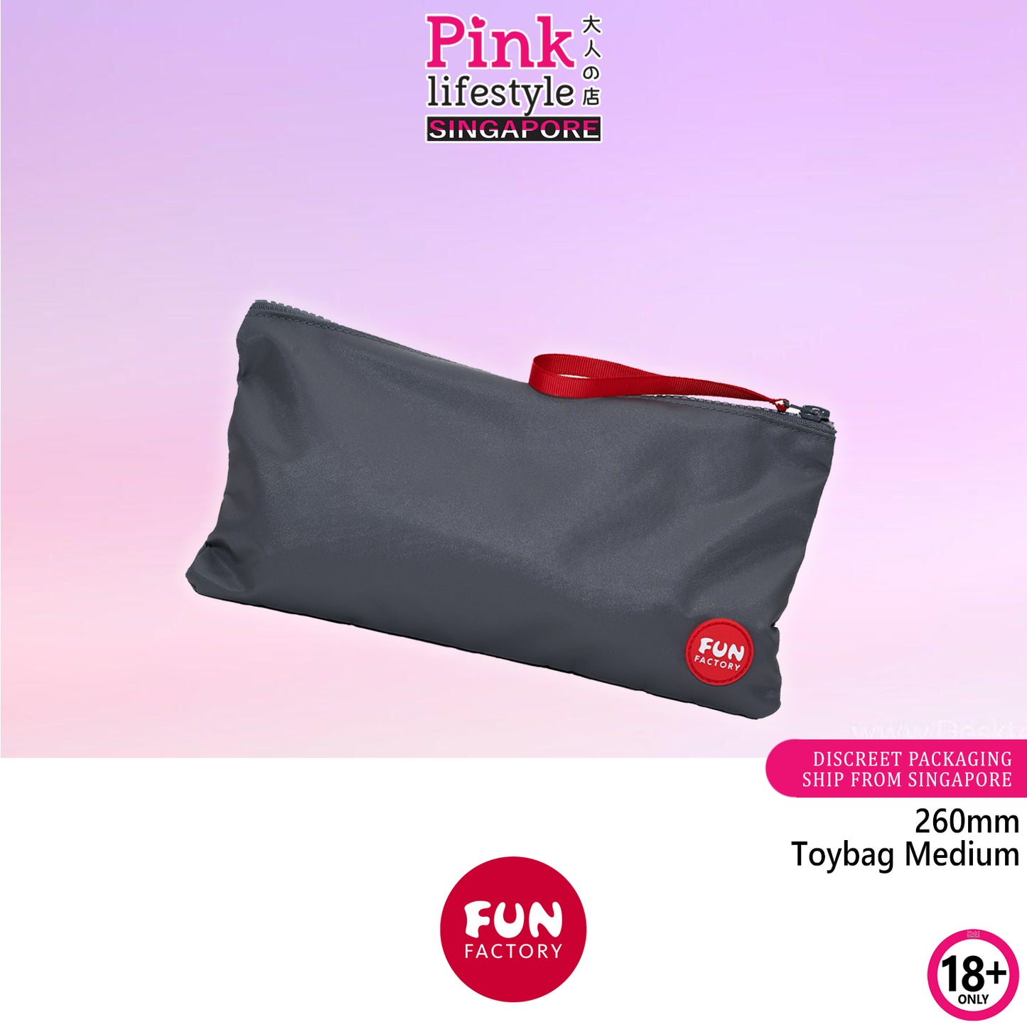 Fun Factory - Toybag Medium Grey