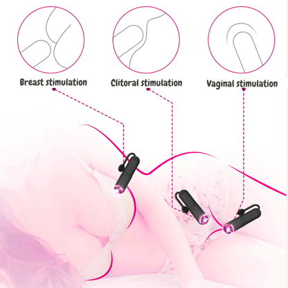 Funky Fantasy Series - Black Power Ridges Bullet Vibrator