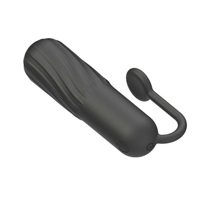 Funky Fantasy Series - Black Power Ridges Bullet Vibrator