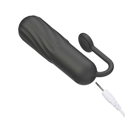 Funky Fantasy Series - Black Power Ridges Bullet Vibrator