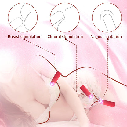Funky Fantasy Series - Cherry Glow Bullet Vibrator