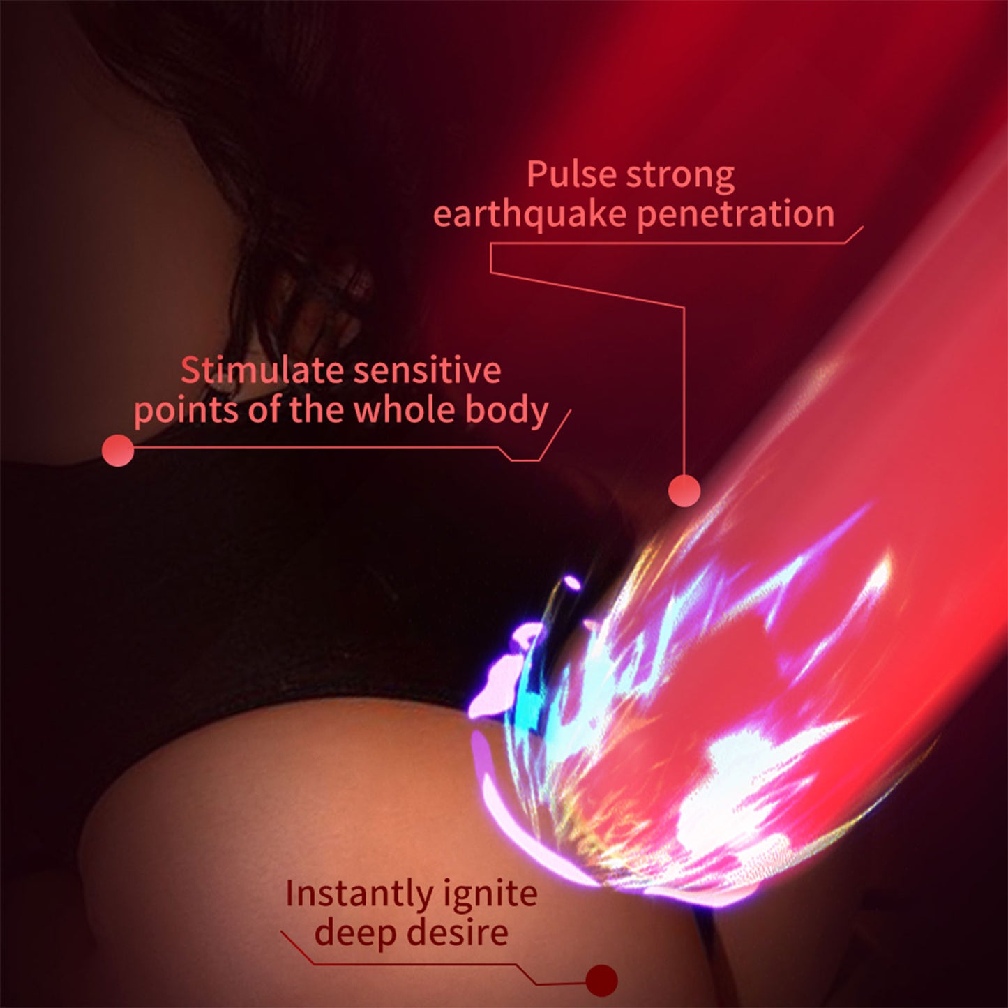 Funky Fantasy Series - Cherry Glow Bullet Vibrator